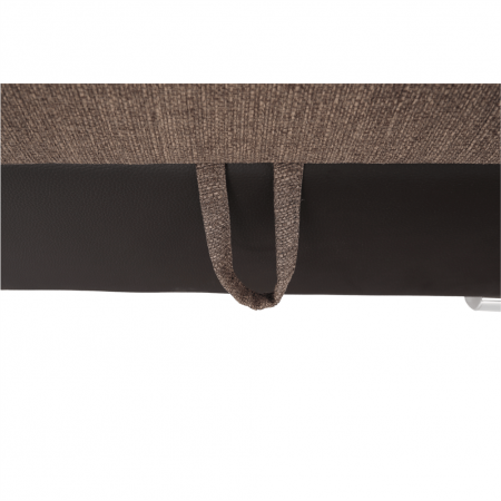 Colţar în formă de U, material textil maro/piele ecologică maro, stânga, EMILY U [9]