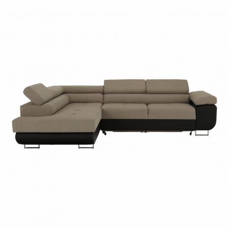 Colţar, maro/bej, model stânga, AMARETO NEW [27]