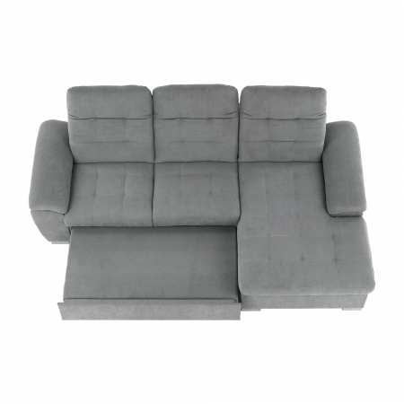 Colţar, muştar ţesătură gri, dreapta, EVANGELIN [8]