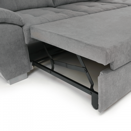 Colţar, muştar ţesătură gri, dreapta, EVANGELIN [21]