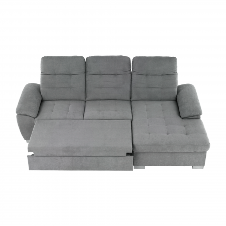 Colţar, muştar ţesătură gri, dreapta, EVANGELIN [6]