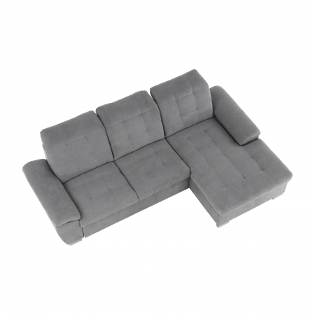 Colţar, muştar ţesătură gri, dreapta, EVANGELIN [7]