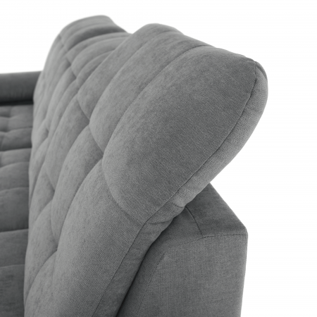 Colţar, muştar ţesătură, gri, stânga, EVANGELIN [17]