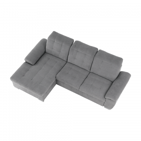 Colţar, muştar ţesătură, gri, stânga, EVANGELIN [7]