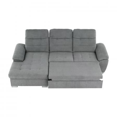 Colţar, muştar ţesătură, gri, stânga, EVANGELIN [6]