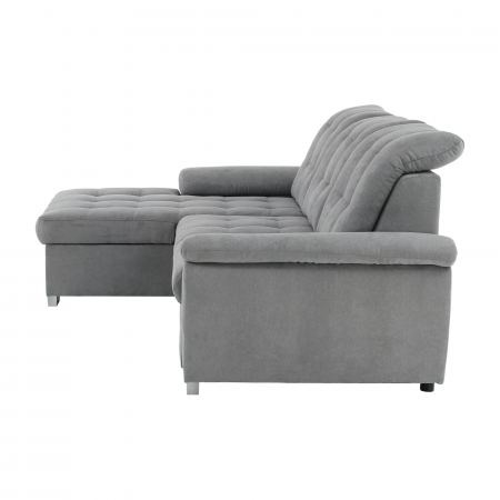 Colţar, muştar ţesătură, gri, stânga, EVANGELIN [3]