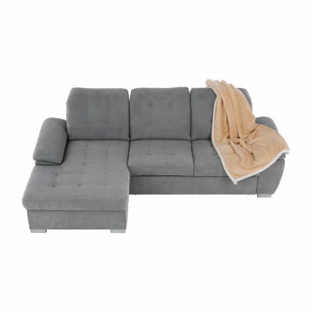 Colţar, muştar ţesătură, gri, stânga, EVANGELIN [11]