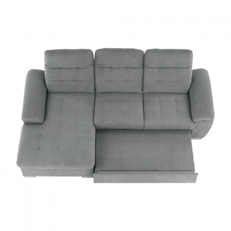 Colţar, muştar ţesătură, gri, stânga, EVANGELIN [8]