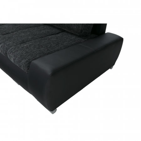 Colţar, negru/negru şuviţat, TONIKS [15]