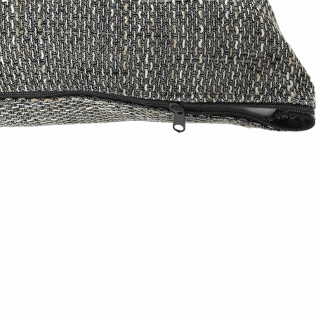 Colţar, piele ecologică/ alb/material  gri melir, TONIKS [8]