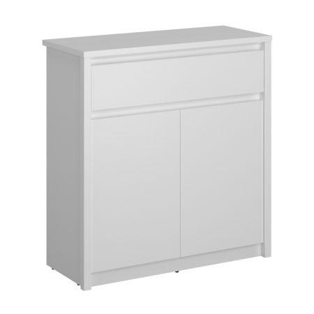 Bucatarie - Comodă 2D1S, albă, ERODIN