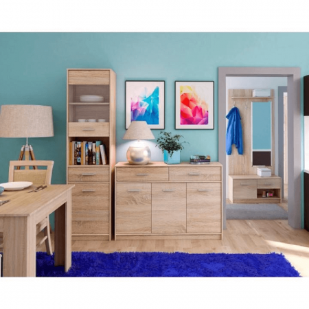 comoda 3D2S, stejar sonoma, TEYO [7]