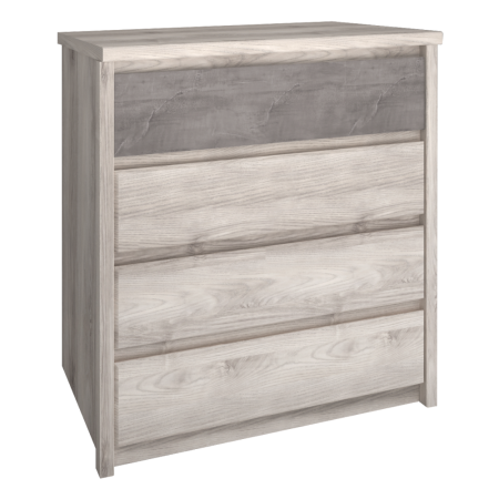 Bucatarie - Comodă 4S, castan Nairobi / onix, JESI NEW