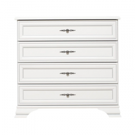 Living - Comodă, alb alpin, KENTAK KOM4S