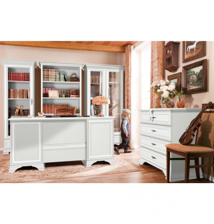 Comodă, alb alpin, KENTAK KOM4S [1]