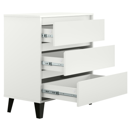 Comodă, albă, BOGAN NEW 3S70 [1]