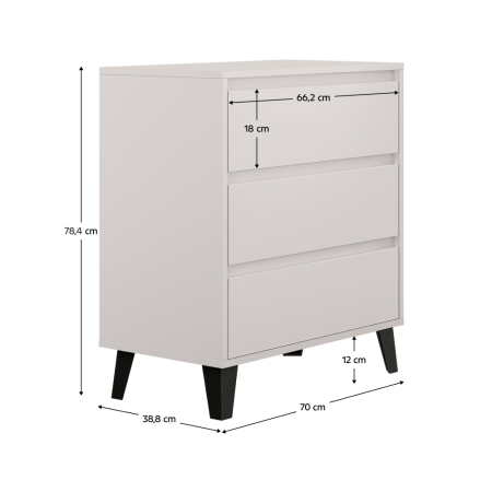 Comodă, caşmir, BOGAN NEW 3S70 [6]