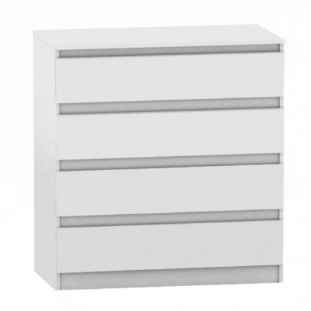 Comode - Comodă cu 4 sertare, albă, HANY NEW 004