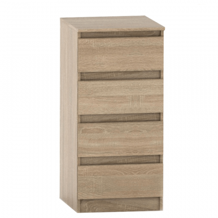 Comode - Comodă cu 4 sertare, stejar sonoma, HANY NEW 009
