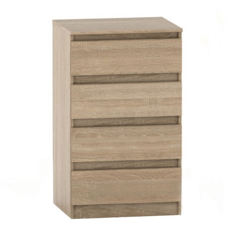 Comode - Comodă cu 4 sertare, stejar sonoma, HANY NEW 014