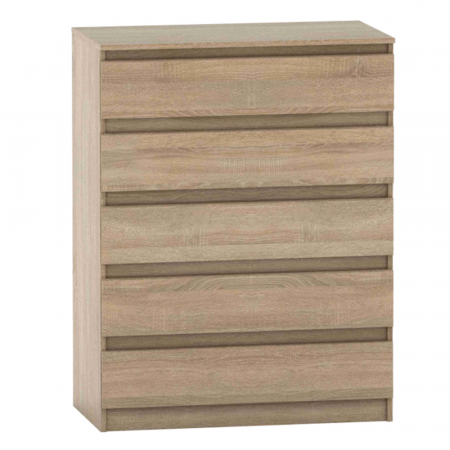 Comode - Comodă cu 5 sertare, stejar sonoma, HANY NEW 005