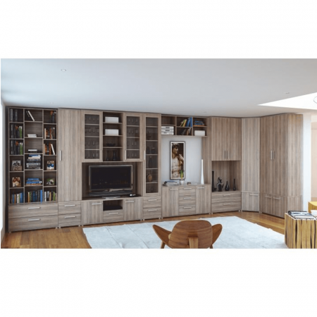 Comodă, DTD laminat, stejar sonoma, DUNAJ TIPUL11 [2]