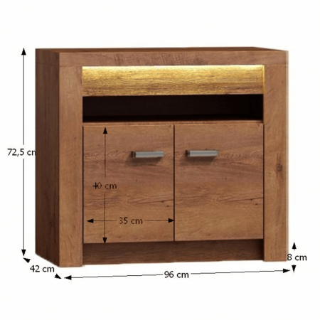 Comodă, frasin deschis, INFINITY I-10 [1]