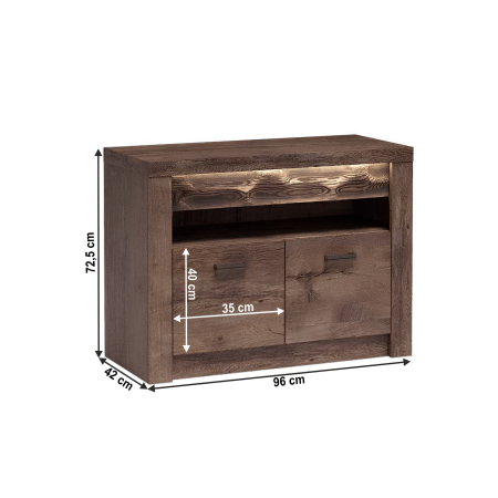 Comodă, frasin închis, INFINITY I-10 [1]