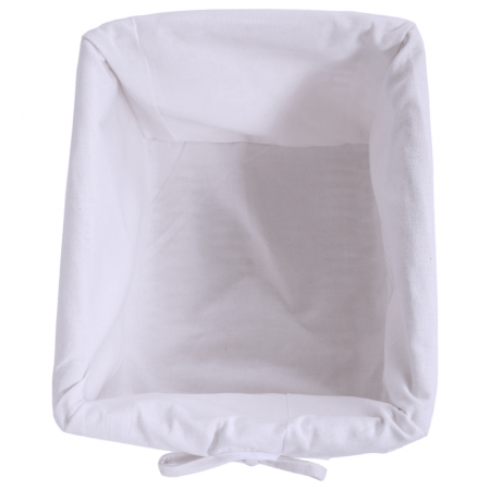 Comodă, lemn/răchită/material textil, alb, RAFAELLO 3 [4]