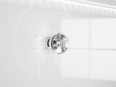Comoda lux, mdf alb lucios/ pal alb, 3 sertare si 2 usi, lumina led sub capac, 160cm lungime x 41 cm adancime x 85 cm inaltime, [5]