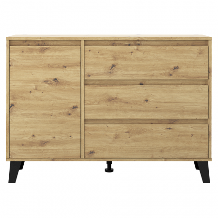 Comodă, stejar artisan, BOGAN NEW 1D3S [8]