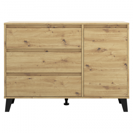 Comodă, stejar artisan, BOGAN NEW 1D3S [7]