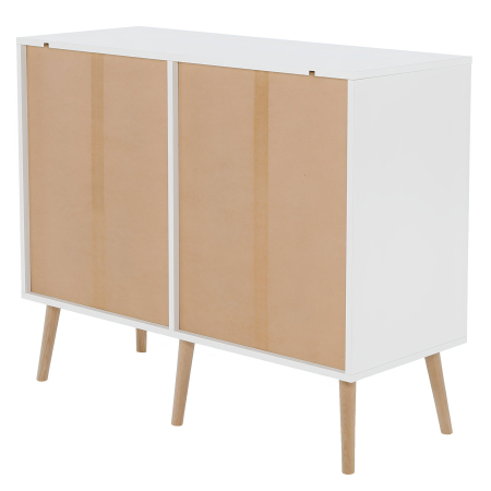 Comodă, stejar sonoma/alb, OSLO 75387 [3]