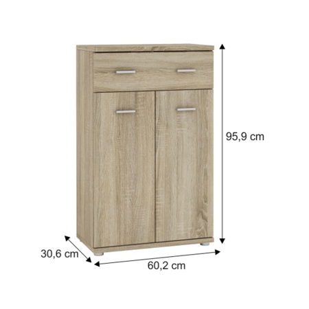 Comodă, stejar sonoma,MARIO NEW TYP G [2]