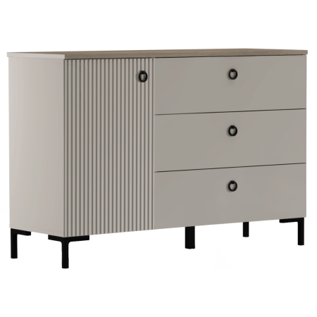 Toate Produsele - Comodă, stejar Taupe/stejar silverjack, DOMCA 1D3S