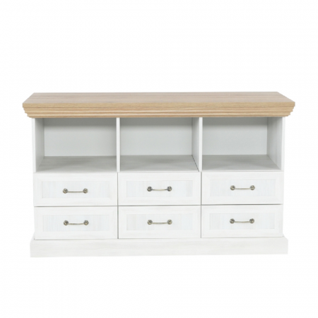 Comodă TV, pin nordic/stejar sălbatic, ROYAL RS [3]