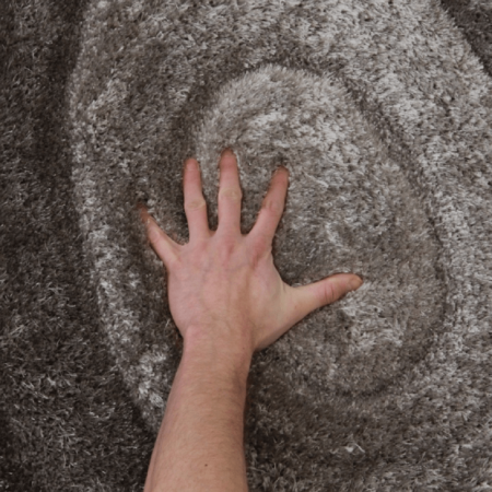 Covor pufos/shaggy , fir lung , gri ,cu model ,Ajnav,200X300 CM [2]