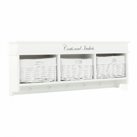 Mobilier Hol/Cuiere - Cuier, alb, BLANCO