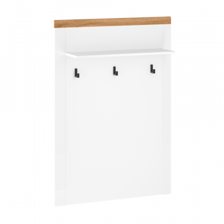 Cuier de perete 90, alb / stejar Wotan, VILGO [0]