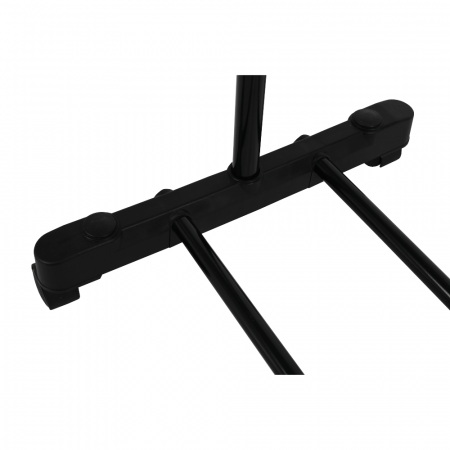 Cuier mobil, inox/plastic negru, HILAR [3]