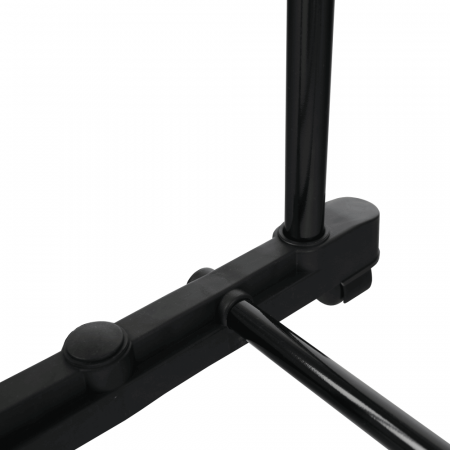 Cuier mobil, inox/plastic negru, OLIVER [6]