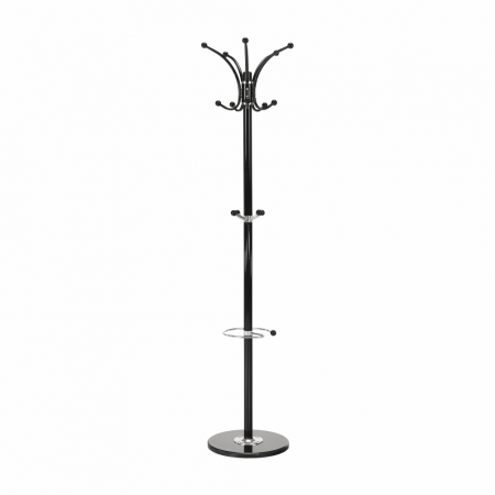 Mobilier Hol/Cuiere - Cuier, negru, ALAN NEW