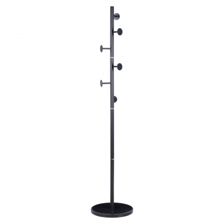 Mobilier Hol/Cuiere - Cuier, negru, metal/marmură, TRITON