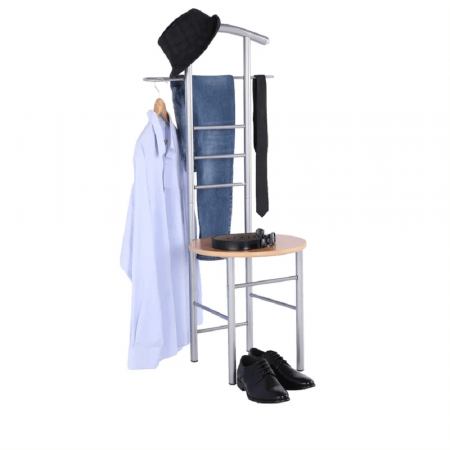 Mobilier Hol/Cuiere - Cuier, servitorul surd, fag/argintiu, FRANK