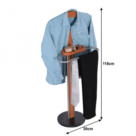 Cuier servitorul surd, fag/argintiu, LUKE [5]