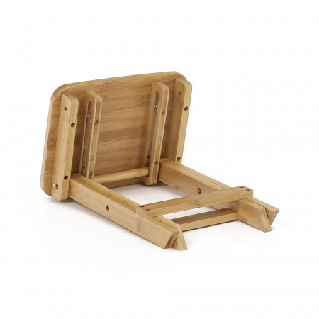 Scaun asamblat , taburet din bambus , pliabil [15]