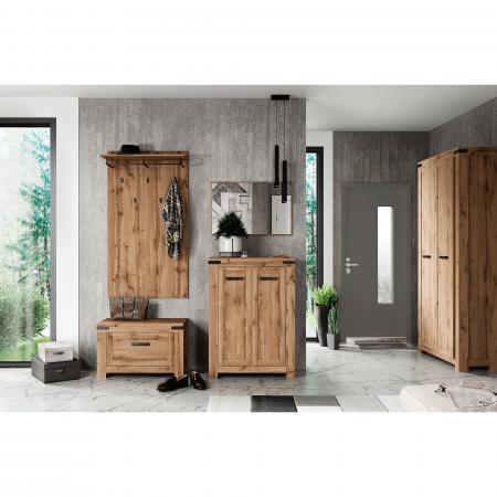 Dulap 2D1S, stejar wotan, MORATIZ [1]