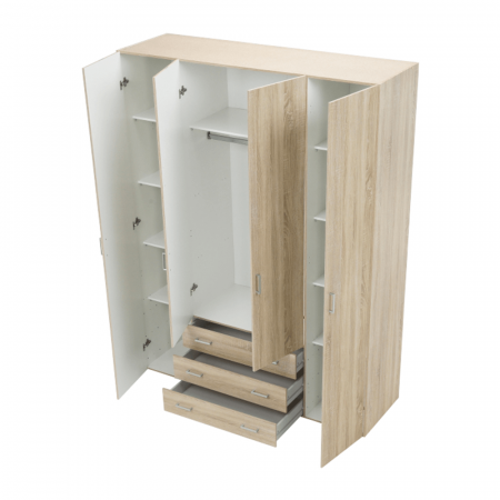 Dulap, 4 uşi, stejar sonoma, GWEN 70429 [13]