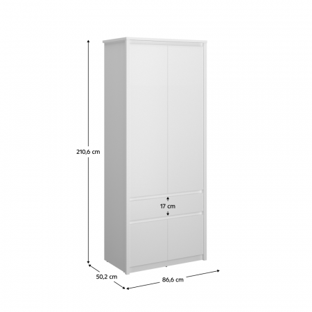 Dulap 4D1S, alb, ERODIN [1]