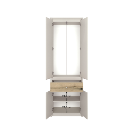 Dulap, caşmir/stejar evoke, KAROS 4D1S/70 [3]